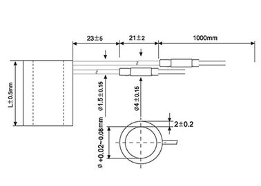 Customise hot runner nozzle copper heater round pipe 1.5|Hot runner heater export to global market from China supplier