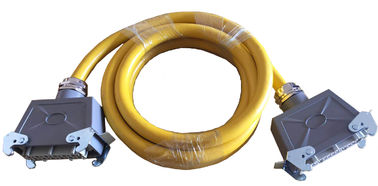 China hot runner controller cables 24Pin &16Pin outer yellow PVC|Temperature controller cables worldwide,several models