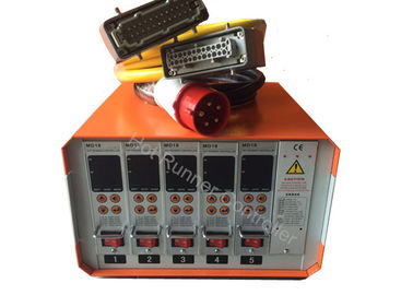 China 5Zone high accuracy hot runner controllers |MD18 hot runner controller manufactures, Orange Color export to India