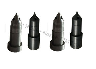 Custom hot runner nozzle tips TZM or BE-CU make as drawing or sample|Hot runner parts processing