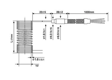 Customise hot runner coil heater 1.6|hot runner heating coil,230V,240V,hot spring round heater