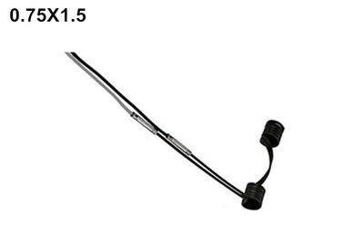 Industrial heating element small coil heaters flat section 1.0X1.75 round pipe1.5 black color
