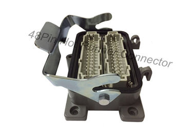 Screw connection 48Pin hot runner connector box HE-048-M&H48B-HB-1L|hot runner mold boxes protection IP65,UL94 V0