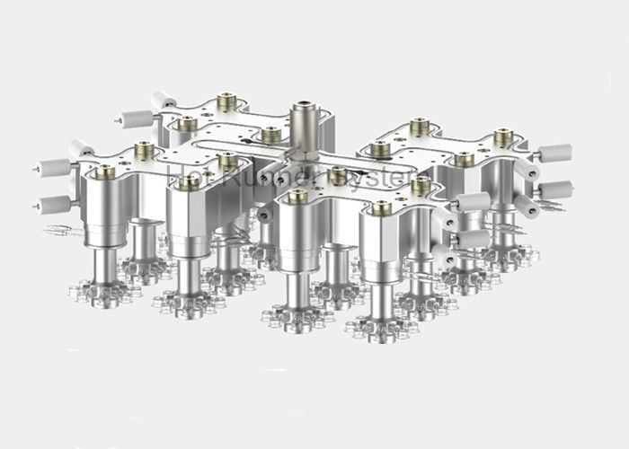 Precision mold hot runner system balance design,smooth runner,Multi-cavities side-gate from China hot runner company