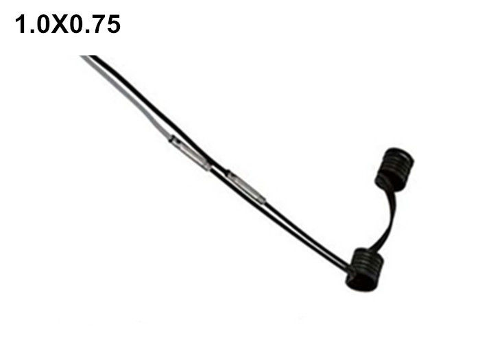 Industrial electric heater coil heaters flat section 1.0X1.75 round pipe1.5 black color for small nozzle