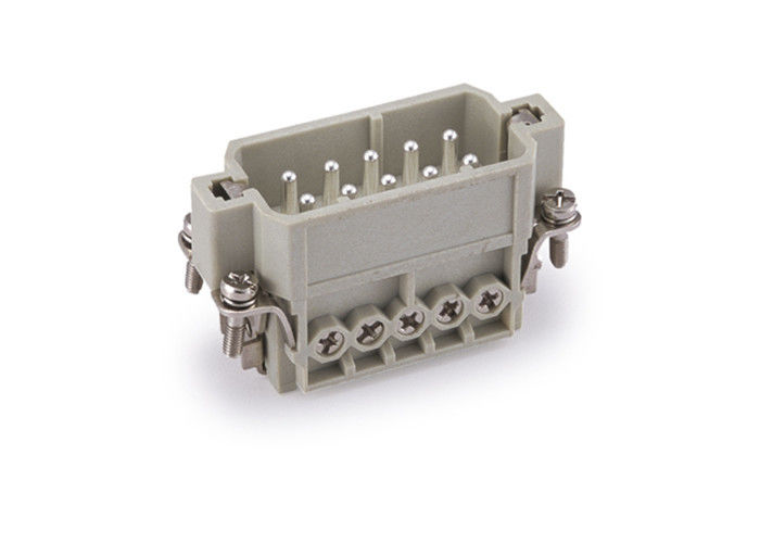 HA-010-M 10 Pin connector screw terminal connector, Industrial heavy duty connector IP65 protection degree